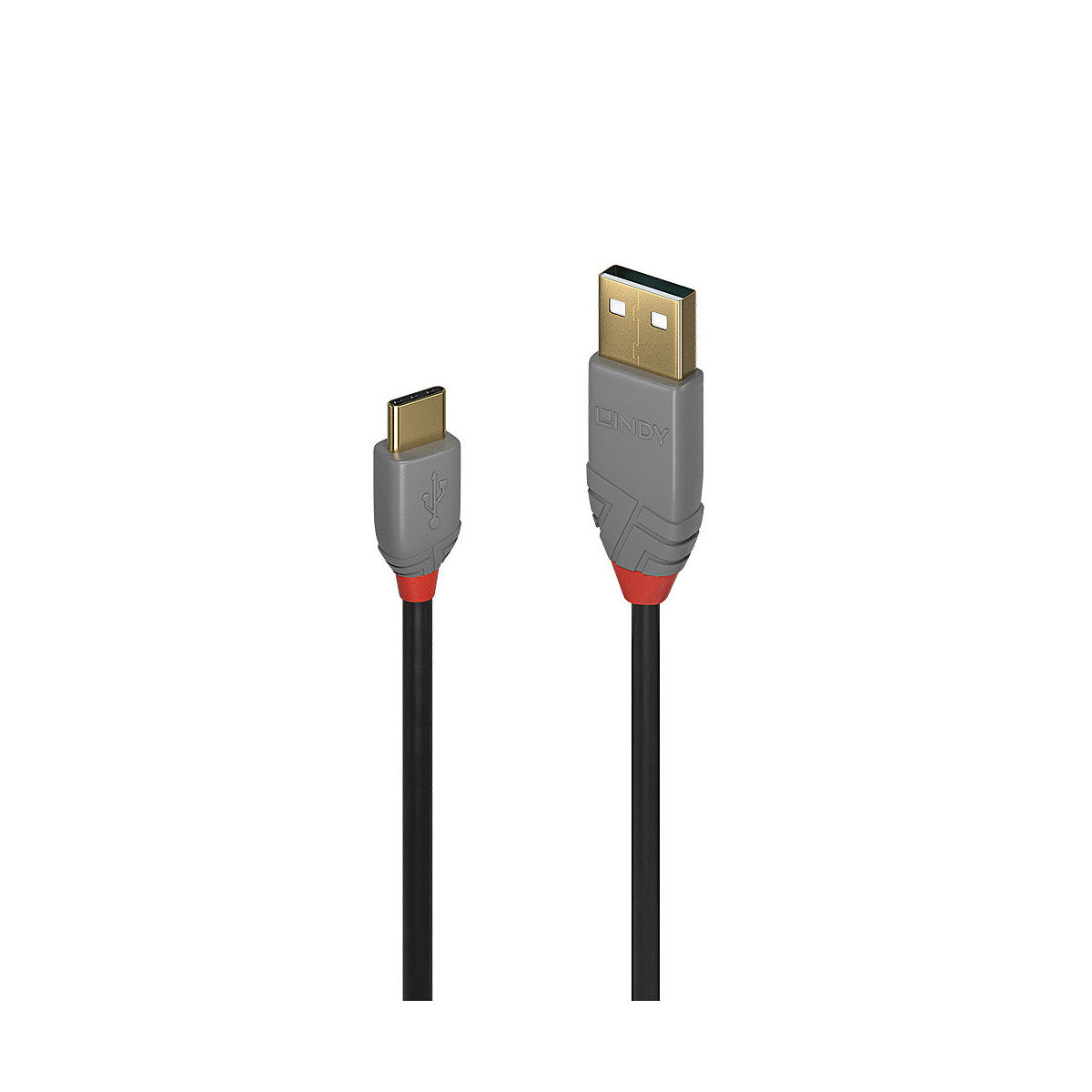 Lindy 36886 cavo USB USB 2.0 1 m USB A USB C Nero, Grigio