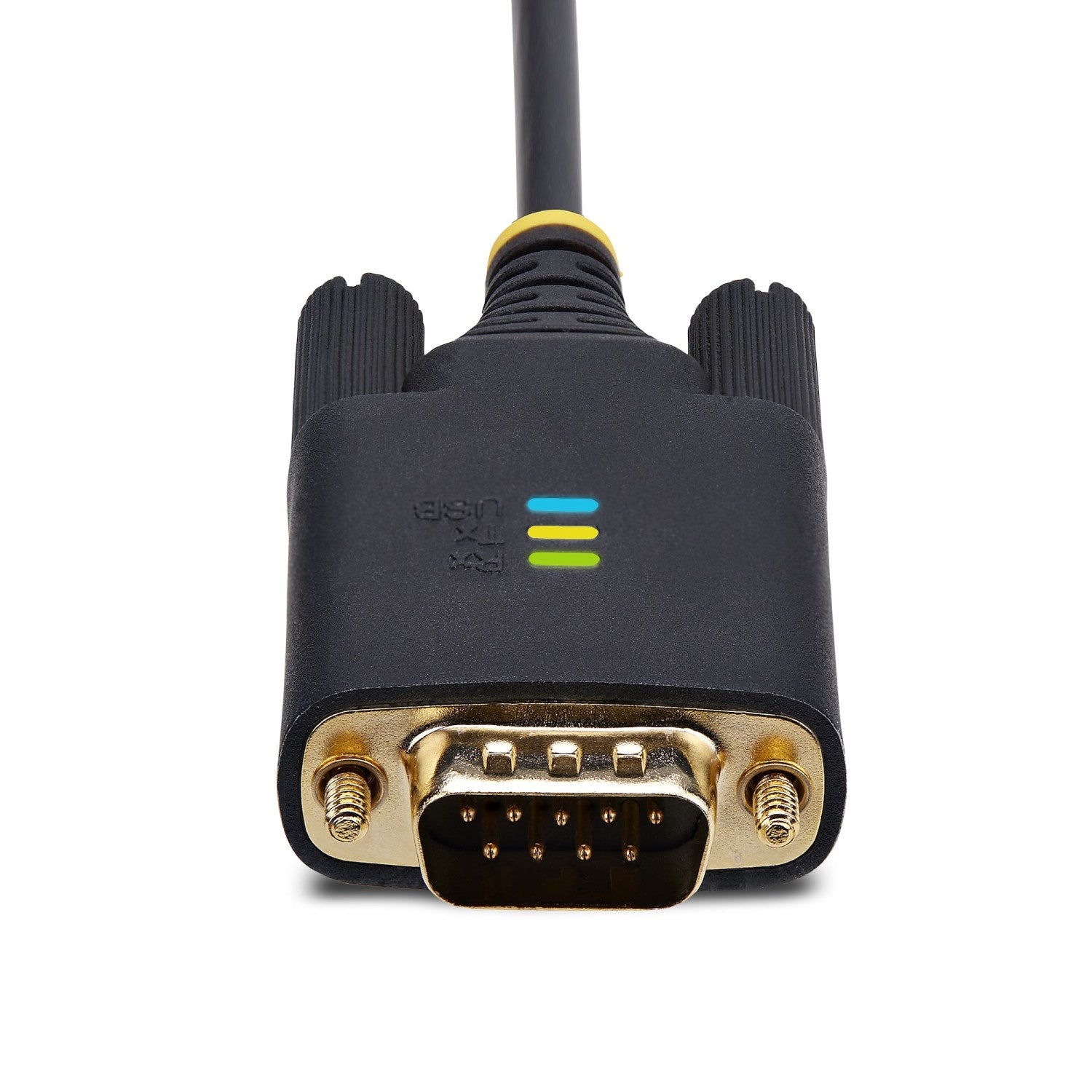 StarTech.com 2P6FFC-USB-SERIAL adattatore per inversione del genere dei cavi USB-A 2 x DB-9 RS-232 Nero, Grigio