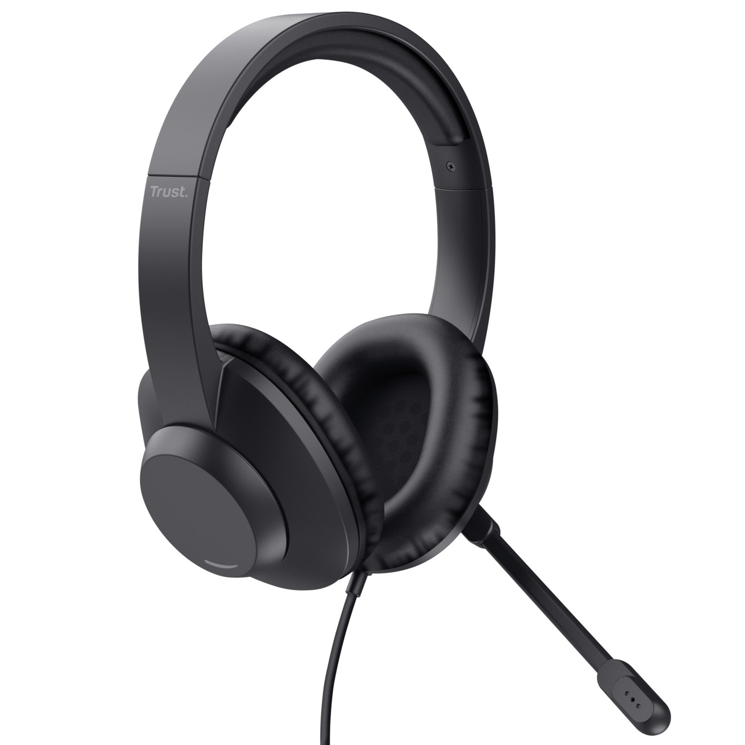 Trust Ayda Max USB Auricolare Cablato A Padiglione Ufficio USB Type-C / USB Type-A Nero