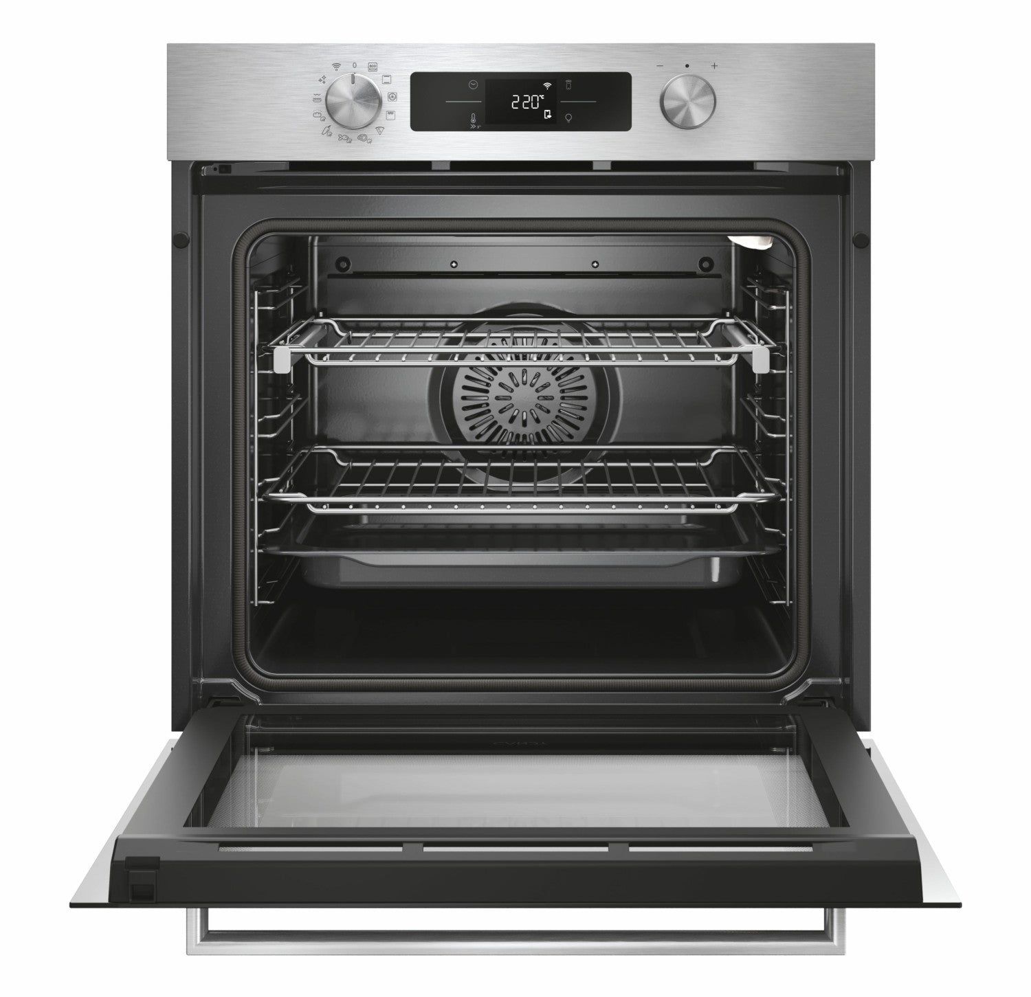 Candy CA6 N5B3EYTX Forno 78 L A Nero Acciaio Inossidabile