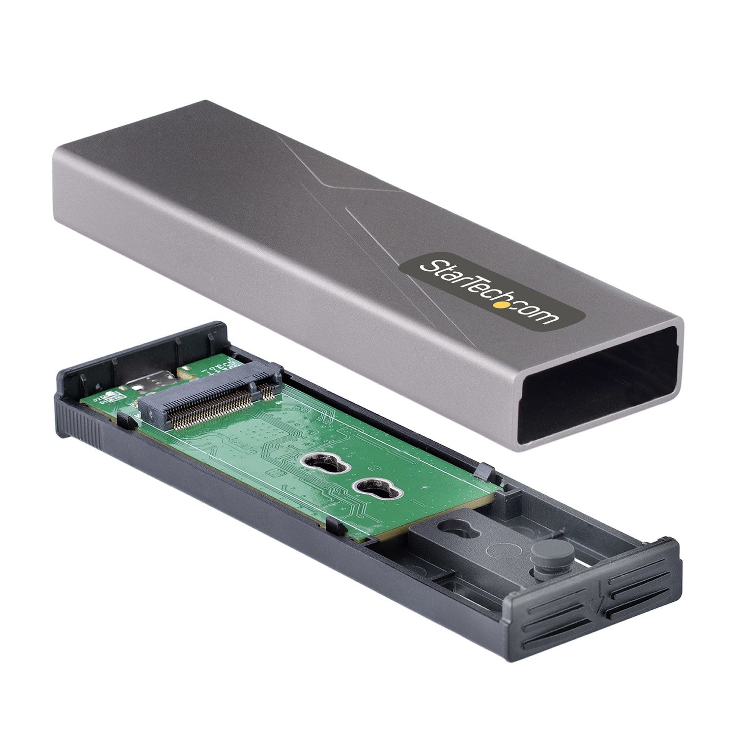 StarTech.com M2-USB-C-NVME-SATA contenitore di unità di archiviazione Box esterno SSD Grigio