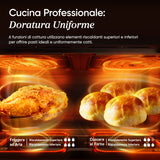 Cosori FRIGGITRICE AD ARIA Dual Blaze Twinfry™ Chef Edition, 2800W, 10 Litri, Funzioni 7 in 1, Doppia Resistenza, Doppio Cestello 5L&5L e Separatore Rimovibile, WiFi, 40-240℃, Grigio scuro