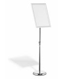 Durable 479923 stand informativo e supporto per brochure A3 Alluminio, Plastica, Acciaio Argento