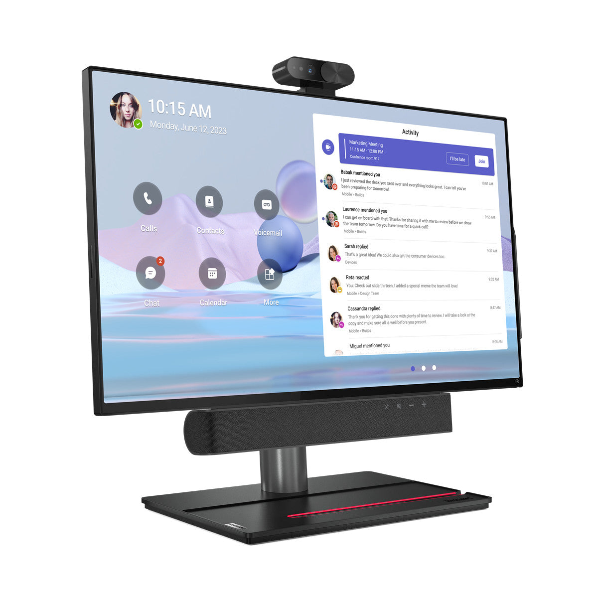 Lenovo ThinkSmart View Plus sistema di conferenza Collegamento ethernet LAN Sistema di videoconferenza personale