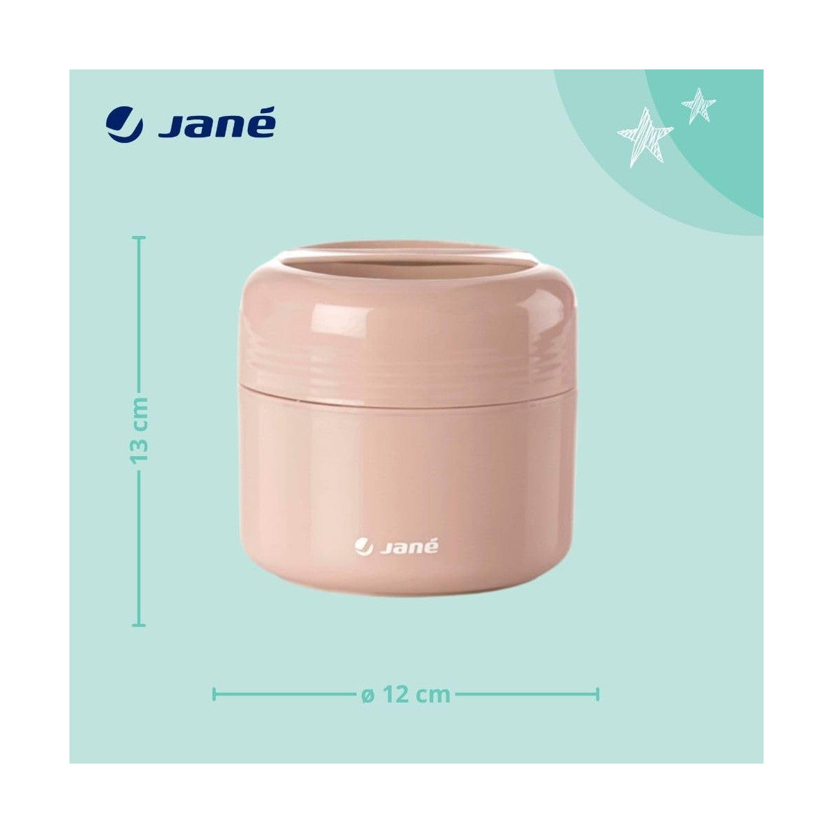 Jané Contenitore Termico Porta Pappa 550 ml Rosa