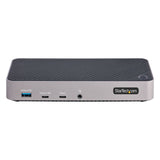 StarTech.com Docking station USB-C per Tre Monitor - Dock USB C Triplo HDMI/DP 4K - Hub USB a 5 Porte - GbE - PD 100W - Docking Station Universale Multi Monitor - Compatibile con Thunderbolt 3/4