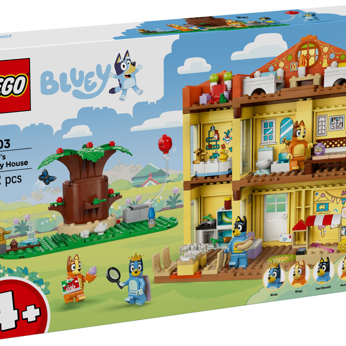 LEGO Bluey 11203 Casa della Famiglia di Bluey Playset 4 Anni 382 Pezzi