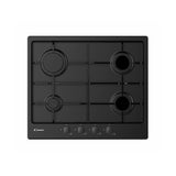 Candy Idea CHW6BRBB Piano Cottura da Incasso Gas 4 Fornelli Nero