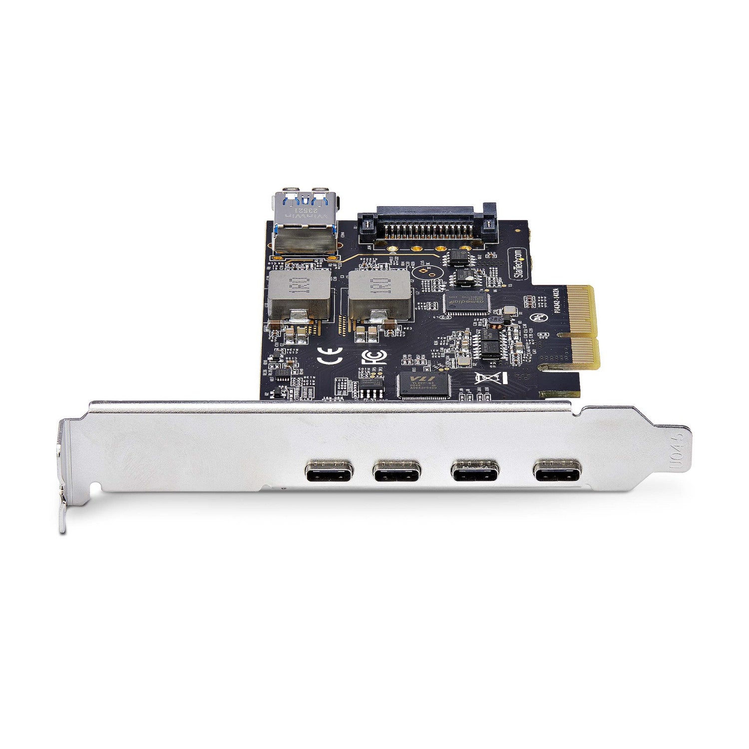 StarTech.com Scheda di Espansione PCIe USB a 5 porte, USB 3.2 10Gbps, scheda PCI Express con 4 porte USB-C, 1 porta interna USB-A, scheda controller PCIe USB, Windows/macOS/Linux