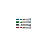 BIC Marking 2300 marcatore permanente Punta smussata Nero, Blu, Verde, Rosso 4 pz