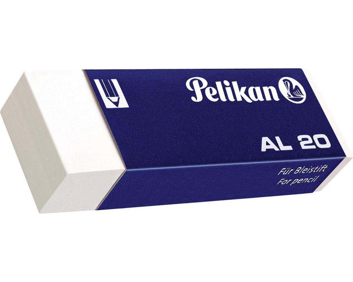 Pelikan gomma da matita bianca AL scatola da 20 pezzi