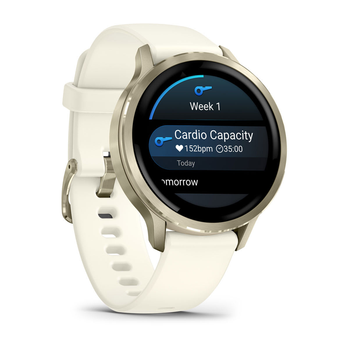 Garmin Venu 4 3,05 cm (1.2 pollici) AMOLED 41 mm Digitale 390 x 390 Pixel Touch screen Oro Wi-Fi GPS (satellitare)