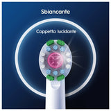 Oral-B Testine Di Ricambio Pro 3D White 3 pz Bianco