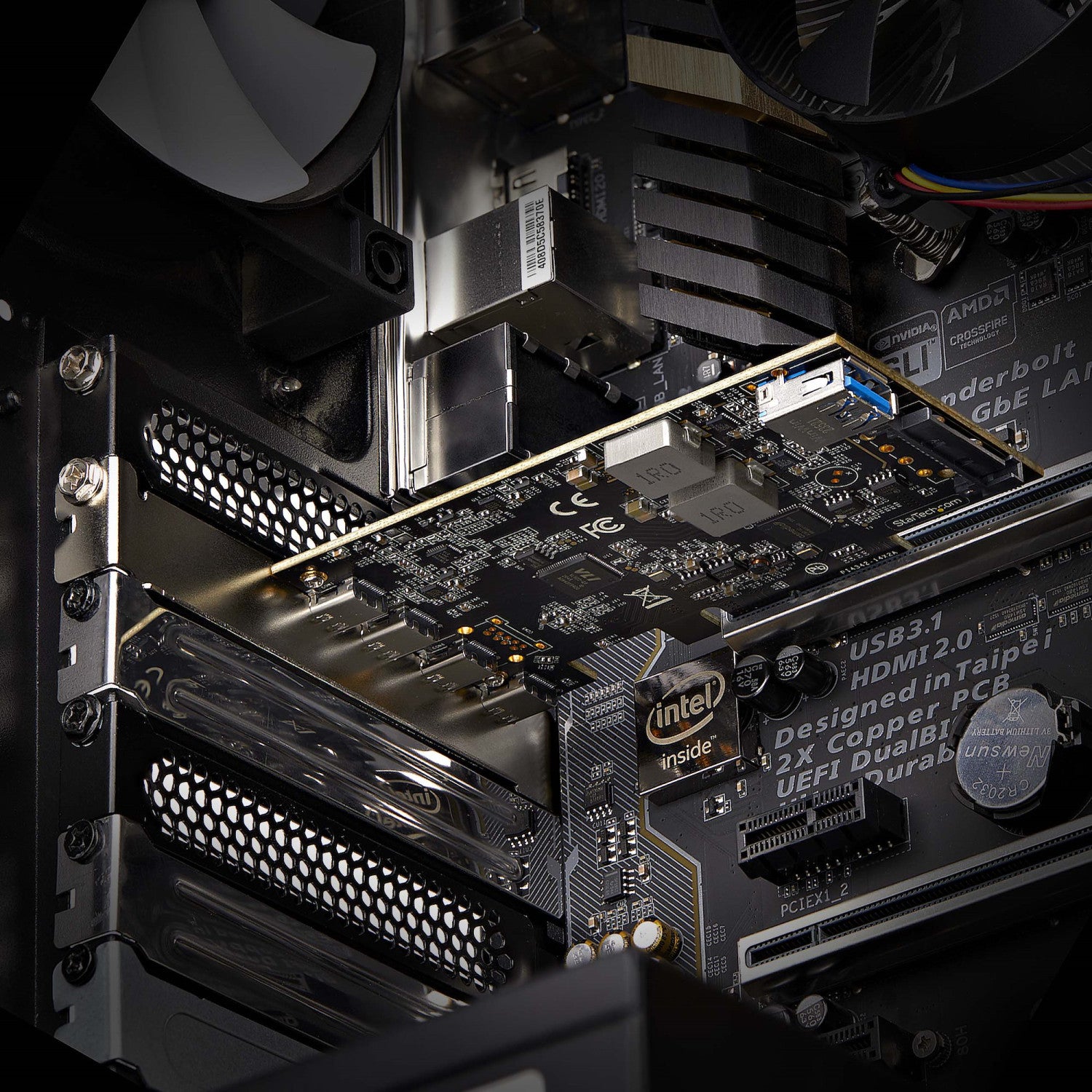 StarTech.com Scheda di Espansione PCIe USB a 5 porte, USB 3.2 10Gbps, scheda PCI Express con 4 porte USB-C, 1 porta interna USB-A, scheda controller PCIe USB, Windows/macOS/Linux