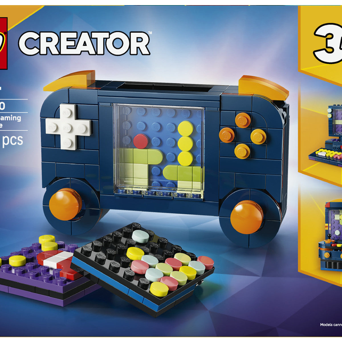 LEGO Creator 3 in 1 Console di Gioco Retrò 31380 268 pezzi età 8