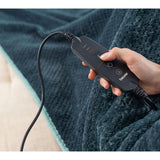 Beurer HD 65 Coperta elettrica Grigio scuro Tessuto felpato