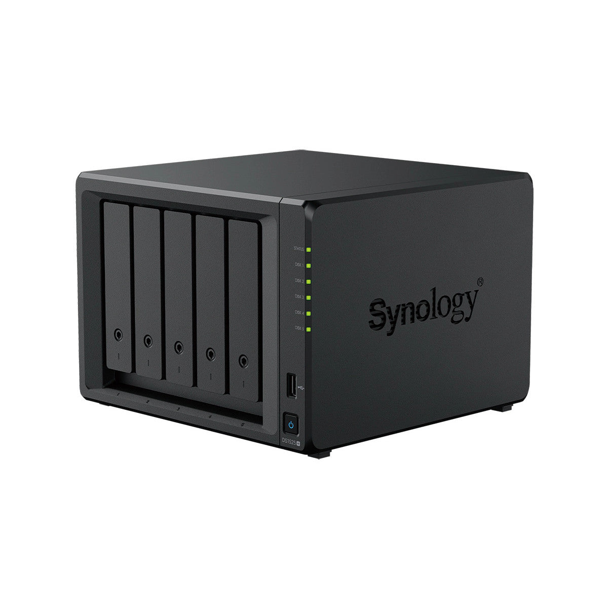 Synology DiskStation DS1525neo+ NAS Desktop AMD Ryzen V1500B 4 GB DDR4 0 TB Synology DSM Nero