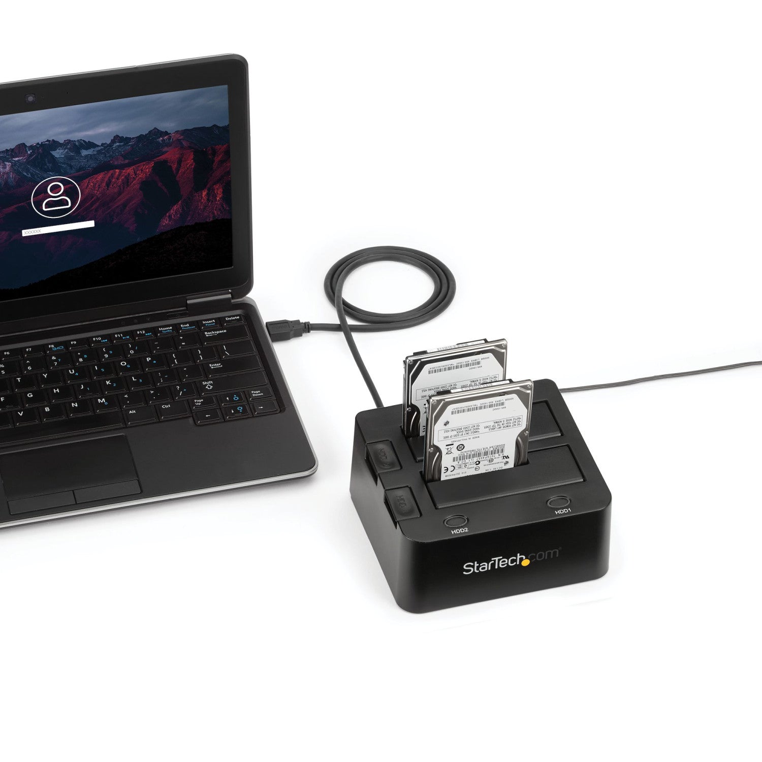 StarTech.com SDOCK2U33 docking station per unità di archiviazione USB 3.2 Gen 1 (3.1 Gen 1) Type-B Nero