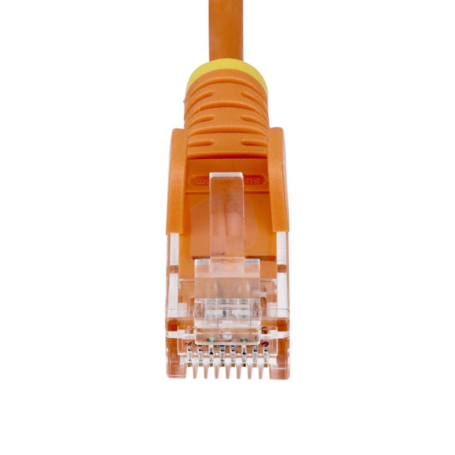 StarTech.com Cavo Ethernet CAT6 Arancionene da 2,5m; Patch UTP con Plug RJ45 Antigroviglio e Rilievi di Trazione, Cavo Lan Slim in Rame Puro 28AWG, Sottoposto a test Fluke