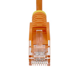 StarTech.com Cavo Ethernet CAT6 Arancionene da 2,5m; Patch UTP con Plug RJ45 Antigroviglio e Rilievi di Trazione, Cavo Lan Slim in Rame Puro 28AWG, Sottoposto a test Fluke