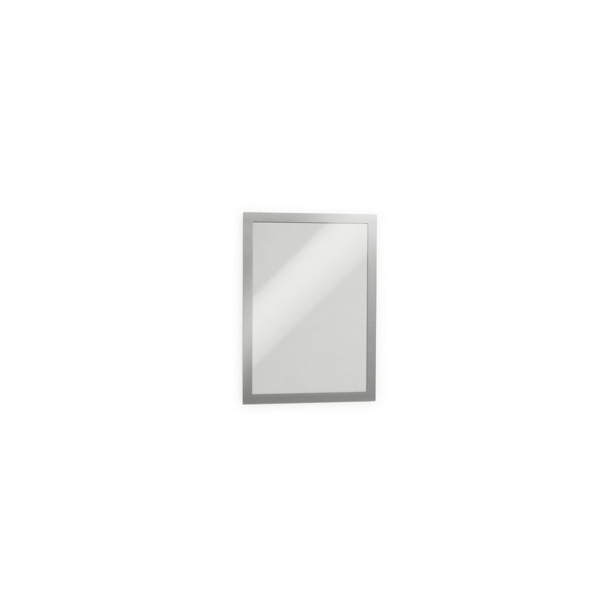 Durable 4872-23 cornice magnetica A4 Argento