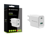 Conceptronic ALTHEA20W45 Caricabatterie per dispositivi mobili Universale Bianco AC Ricarica rapida Interno