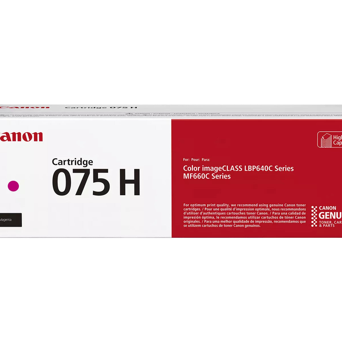 Canon 075 H cartuccia toner 1 pz Originale Magenta
