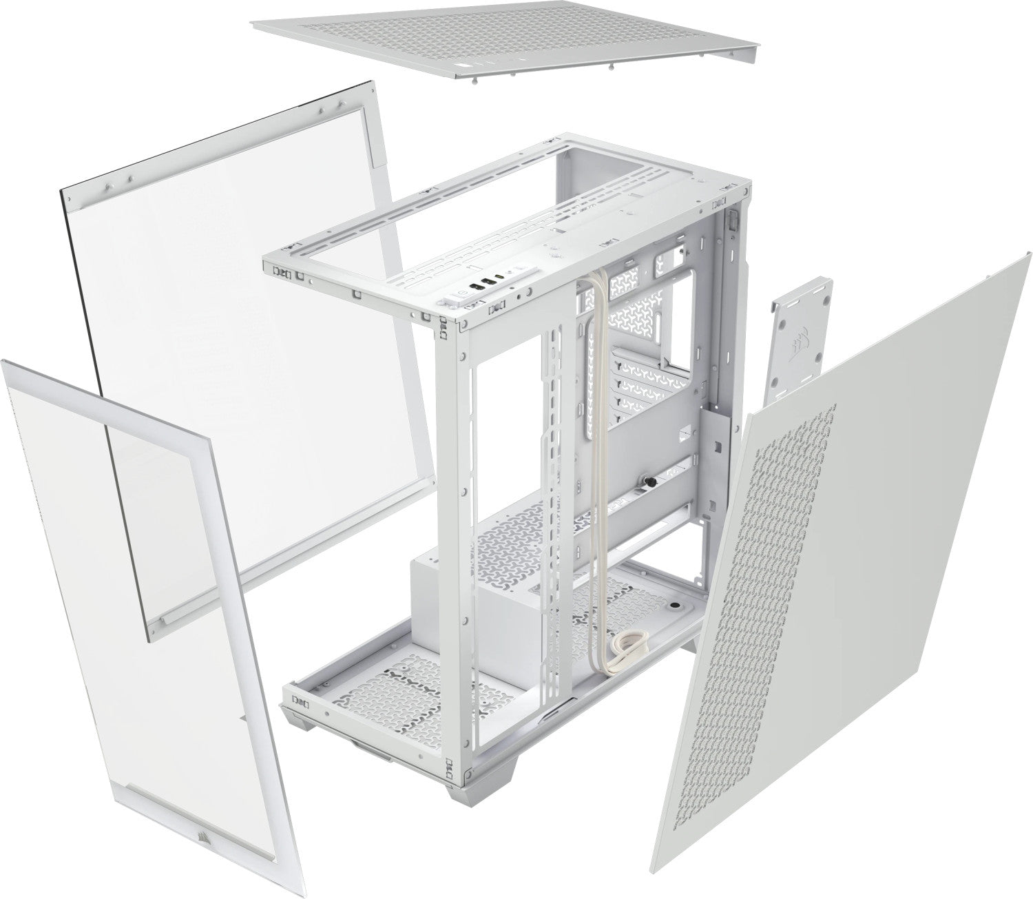 Corsair 3500X Midi Tower Bianco Case per PC