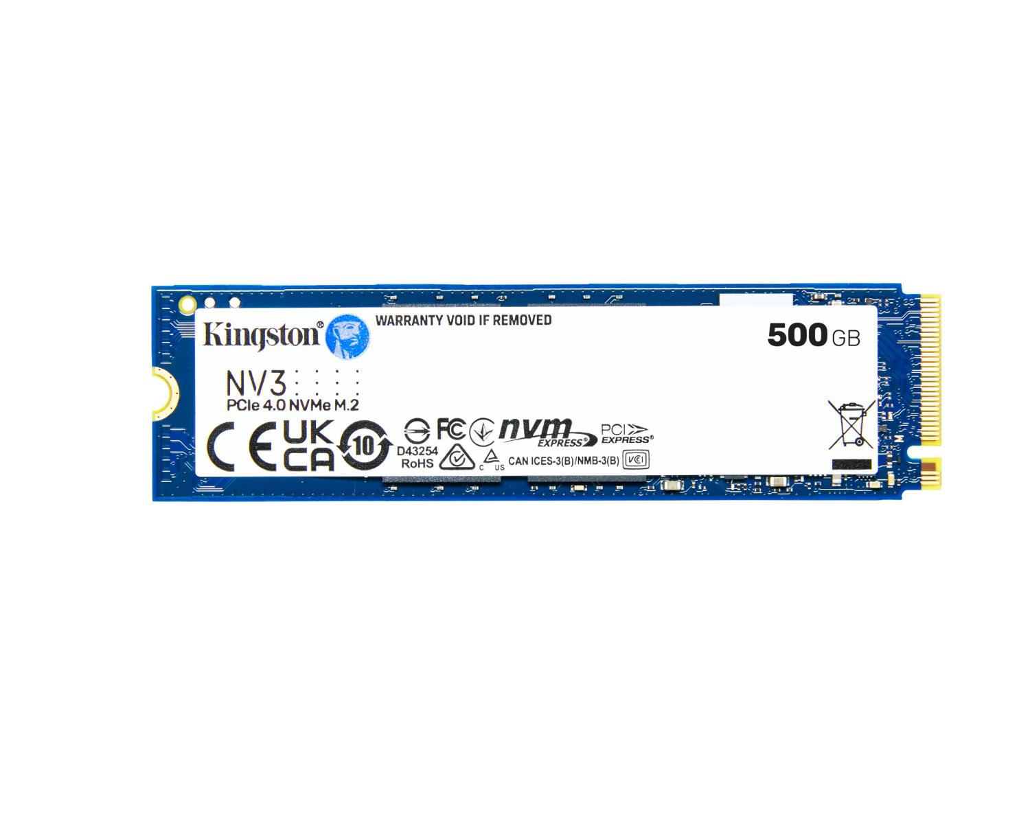 Kingston Technology 500G NV3 M.2 2280 NVMe SSD