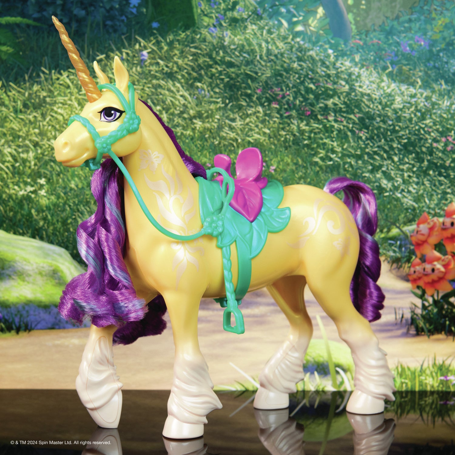 Spin Master 6067375 Unicorn Academy Leaf unicorno con accessori