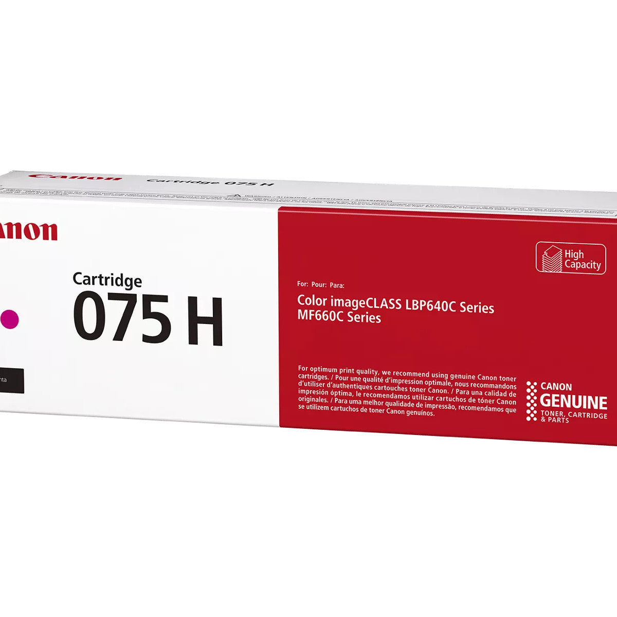 Canon 075 H cartuccia toner 1 pz Originale Magenta