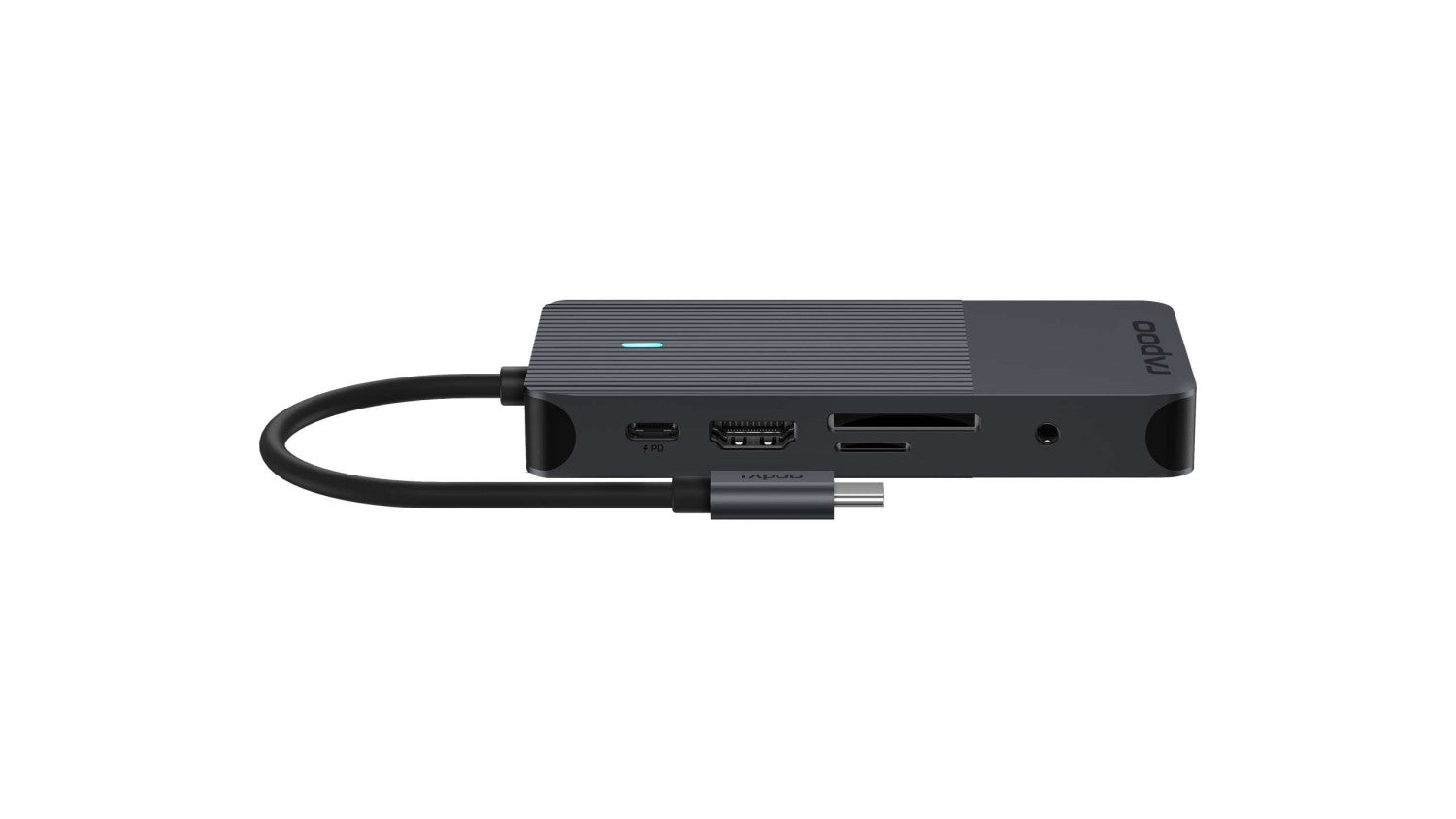 Rapoo UCM-2004 scheda di interfaccia e adattatore HDMI, RJ-45, USB 3.2 Gen 1 (3.1 Gen 1), USB tipo-C