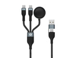 Conceptronic ETTA08B15 cavo USB USB 2.0 1,5 m USB A 2 x USB C Nero