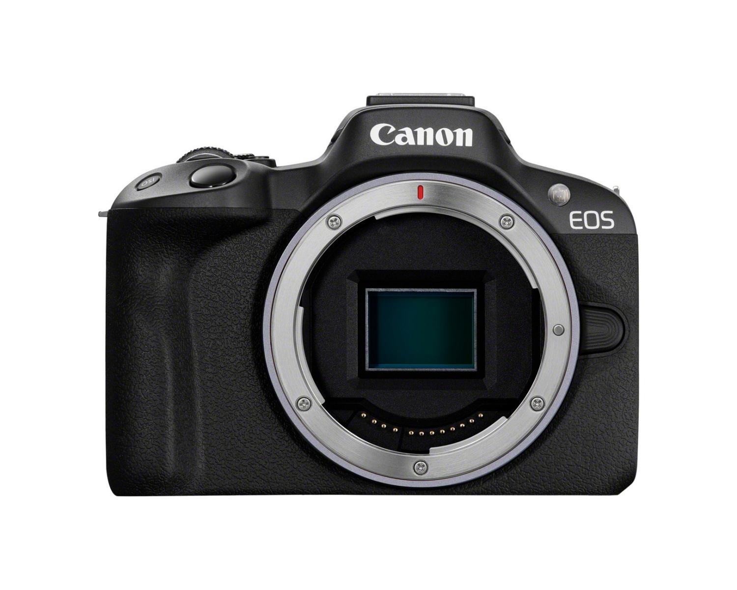Canon EOS R50Black RF-S 18-45mm F4.5-6.3 IS STM Kit MILC 24,2 MP CMOS 6000 x 4000 Pixel Nero