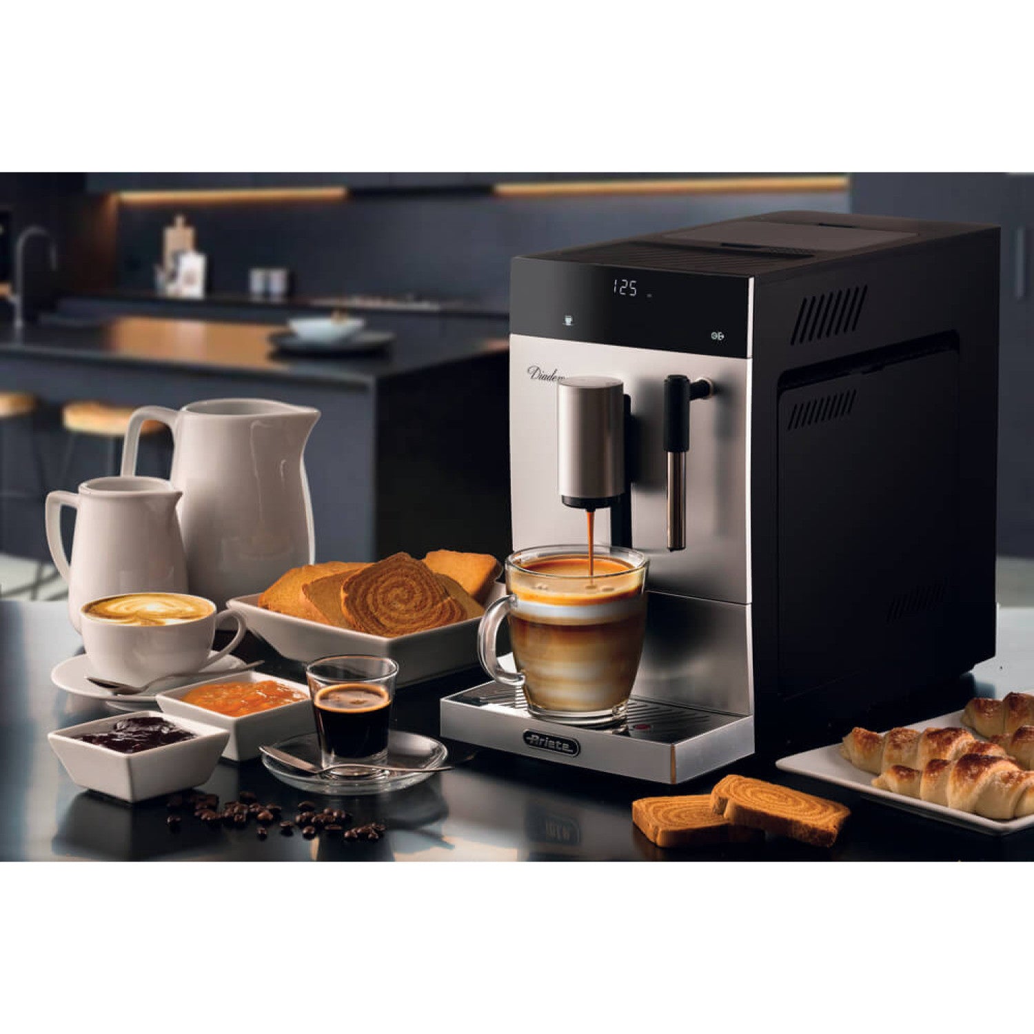 Ariete Diadema Macchina per Caffe' Automatica Silver