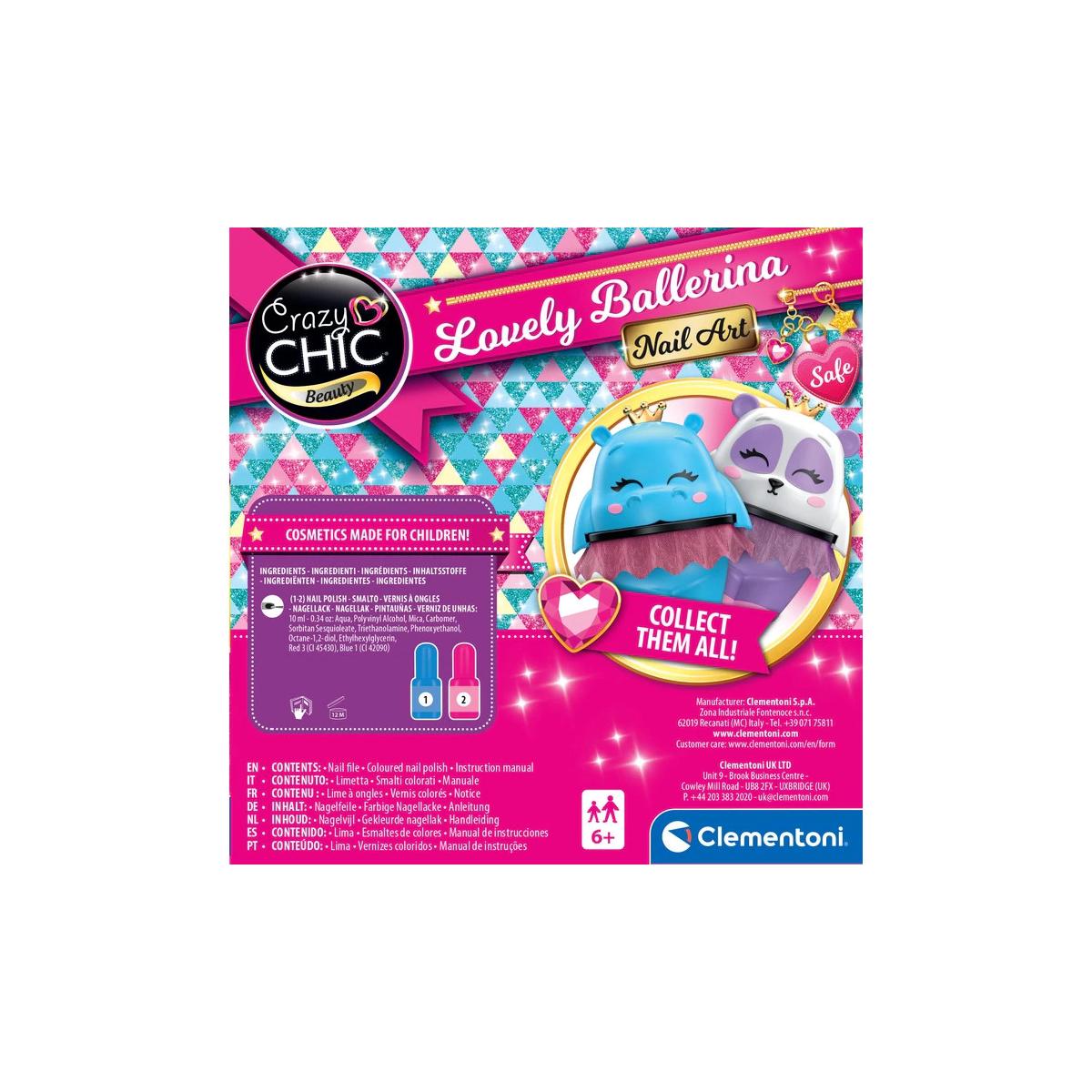 Clementoni Crazy Chic Lovely Ballerina Nail Art