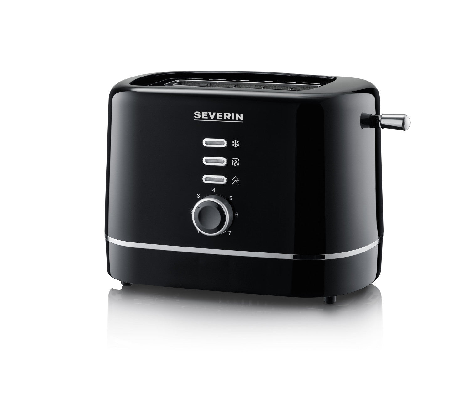 Severin AT 4321 tostapane 7 2 fette 850 W Nero