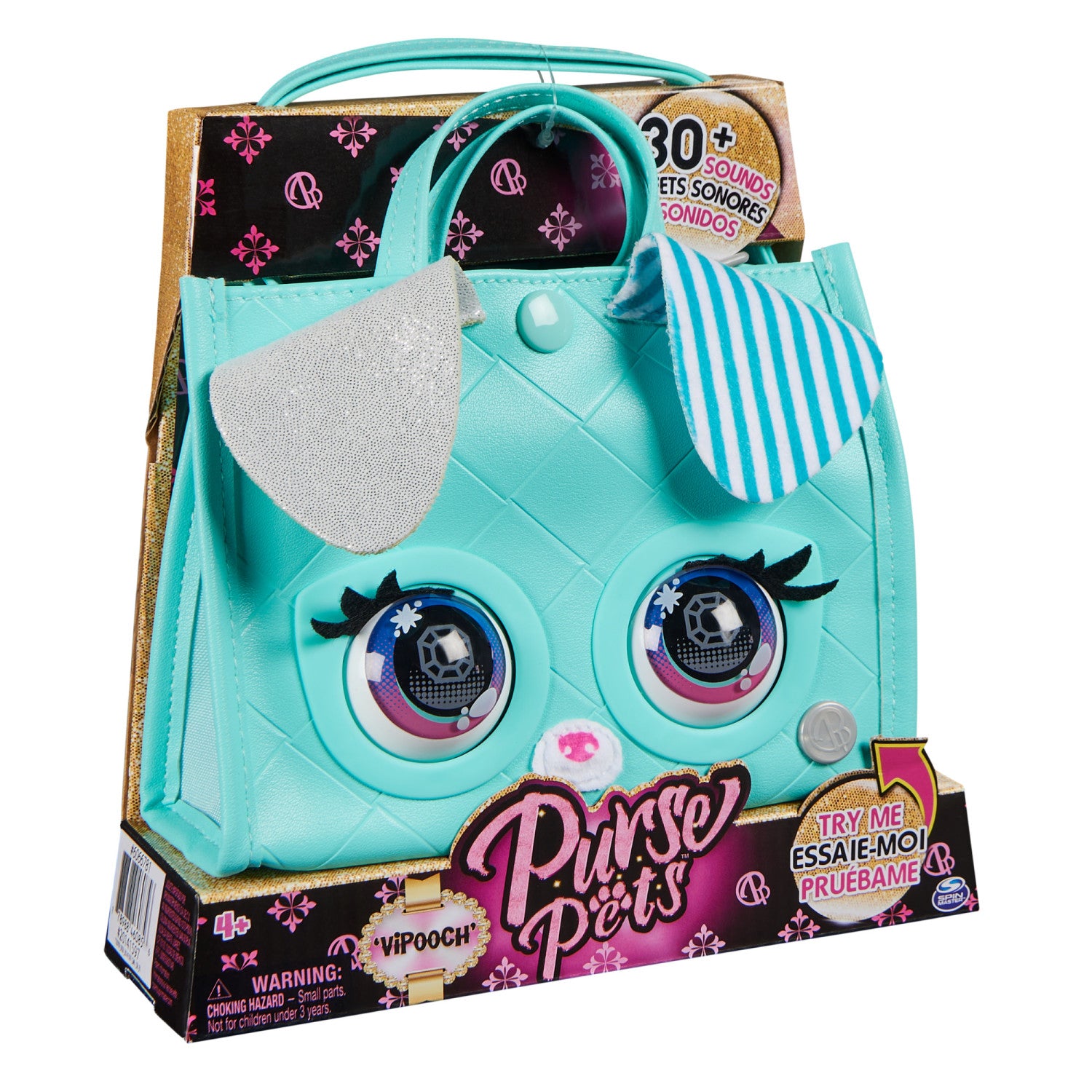 Purse Pets BAG Totes Puppy GML Blu Bambino/Bambina Borsa tote