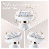 Epilatore Elettrico Braun Silk epil 9 Flex 9-002 Senso Smart Con Testina Flessibile
