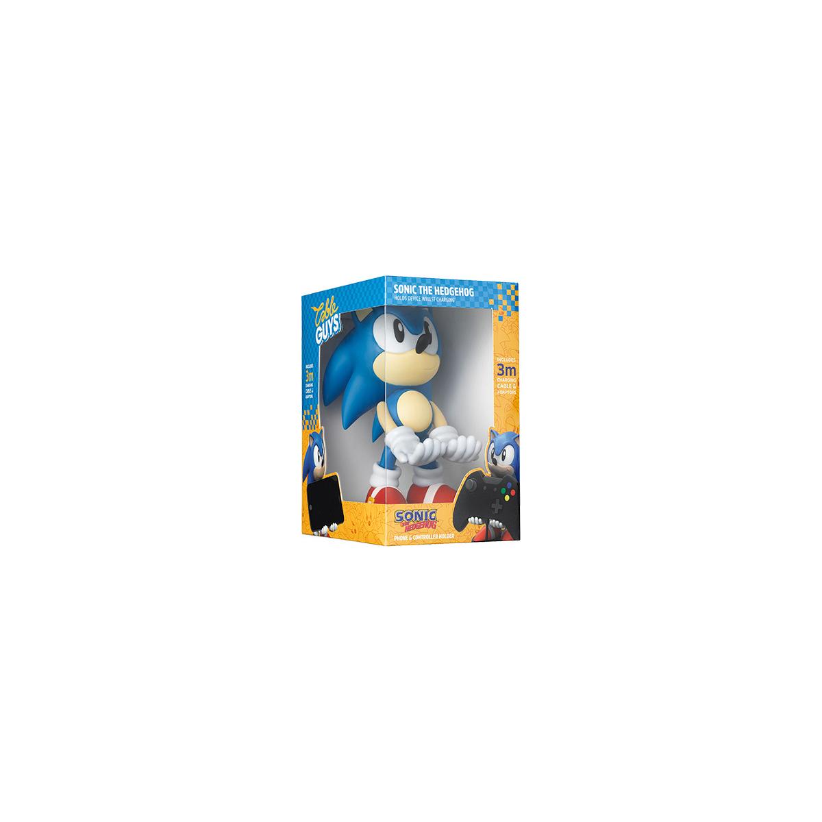 Exquisite Gaming Cable Guys Sonic the Hedgehog Supporto attivo Controller per videogiochi, Telefono cellulare/smartphone Beige, Blu, Rosso, Bianco