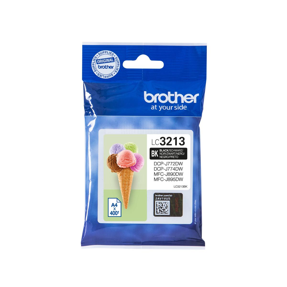 Brother LC-3213BK cartuccia d'inchiostro Originale Resa elevata (XL) Nero