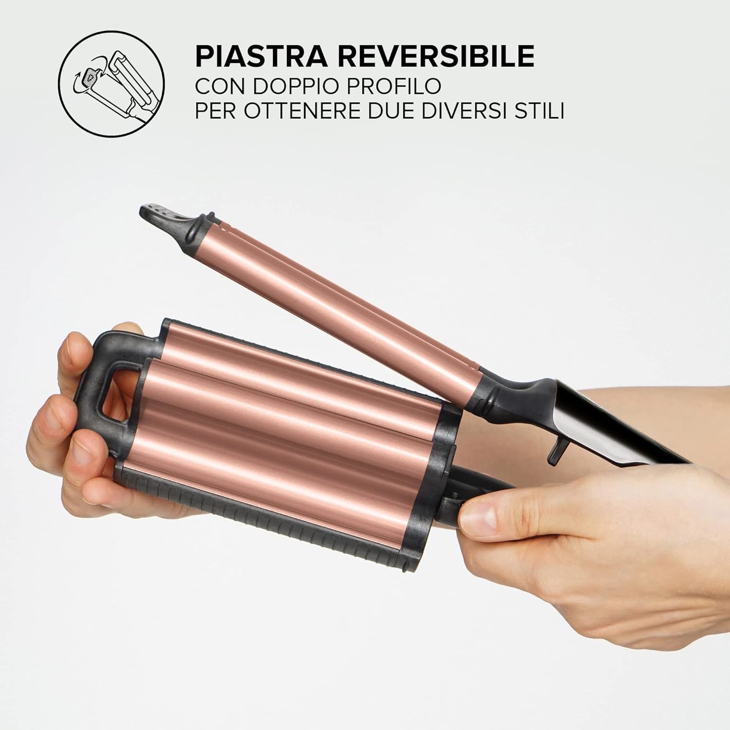 Piastra per Capelli Imetec GT20 400 per Onde 330 W Nero