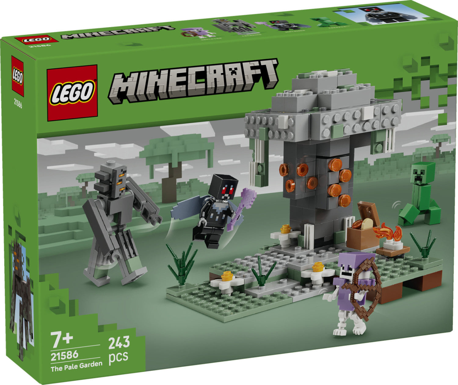 LEGO Minecraft Giardino Pallido 21586 Set da Costruzione 243 Pezzi per Bambini 7 Anni