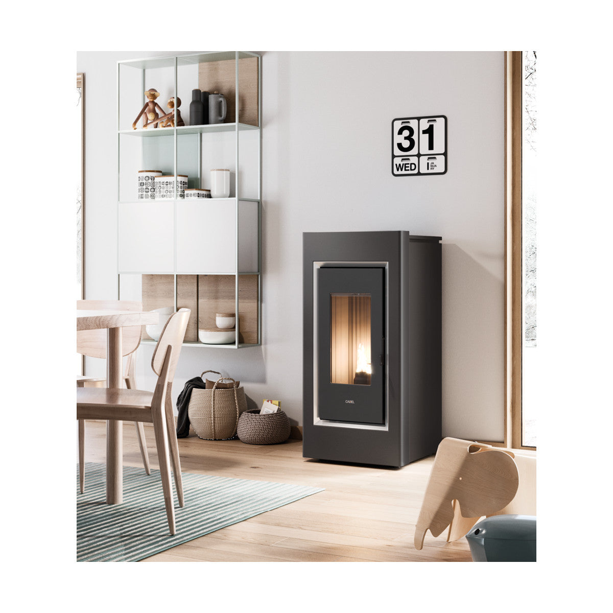 Cadel Prince 11 Libera installazione Pellet Titanio