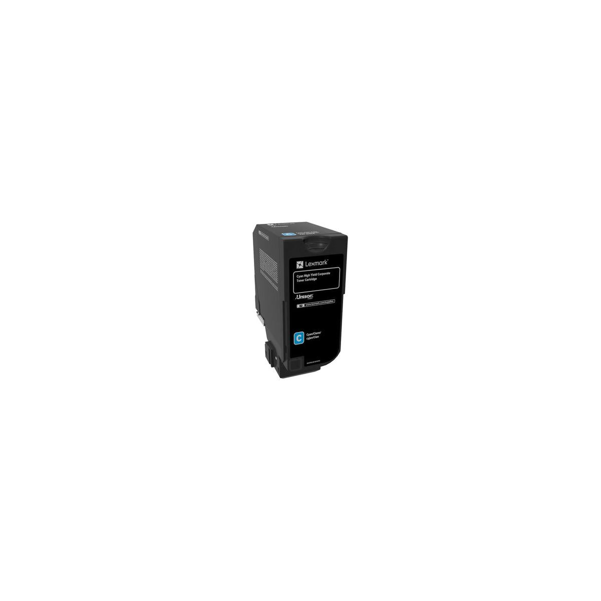 Lexmark 74C2HCE cartuccia toner 1 pz Originale Ciano