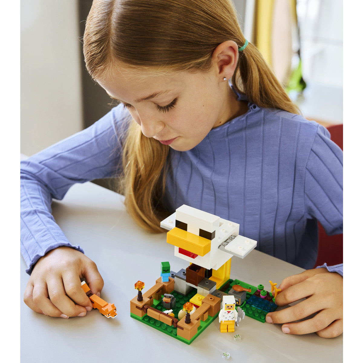 LEGO Minecraft Fattoria di Galline 21585 Set da Costruzione 233 Pezzi per Bambini 7 Anni