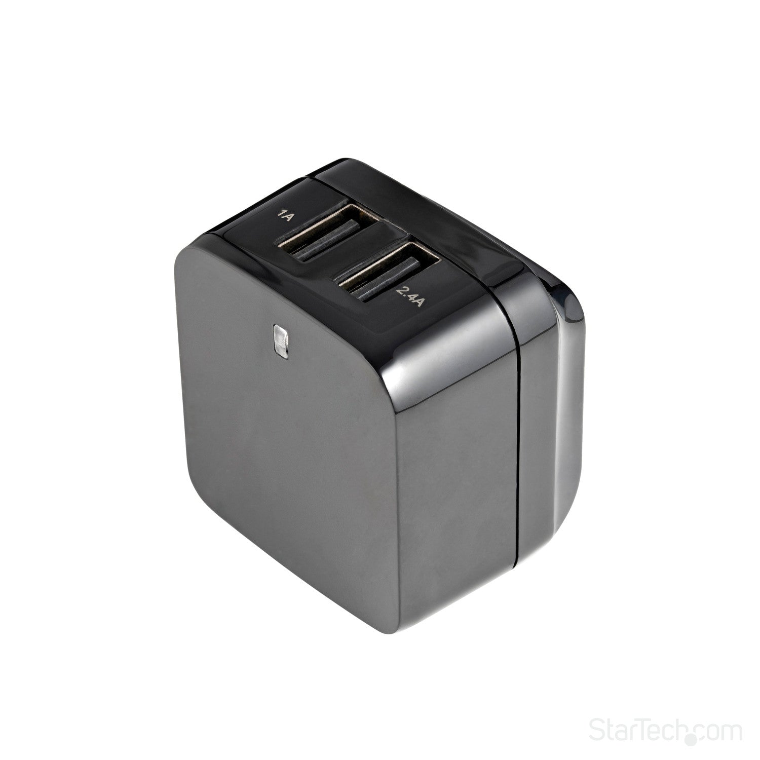 StarTech.com USB2PACBK Caricabatterie per dispositivi mobili Telefono cellulare, Smartphone, Tablet Nero AC Interno