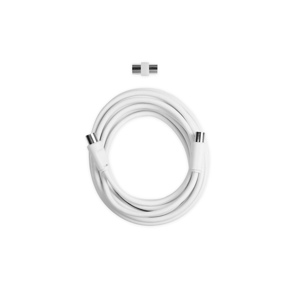 Ekon ECAN50MFW cavo coassiale 5 m 9.5 mm Bianco