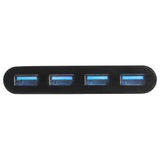 StarTech.com HB30C4AB hub di interfaccia USB 3.2 Gen 1 (3.1 Gen 1) Type-C 5000 Mbit/s Nero