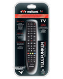 Meliconi Gumbody Personal 6 Plus Telecomando IR Wireless TV Nero